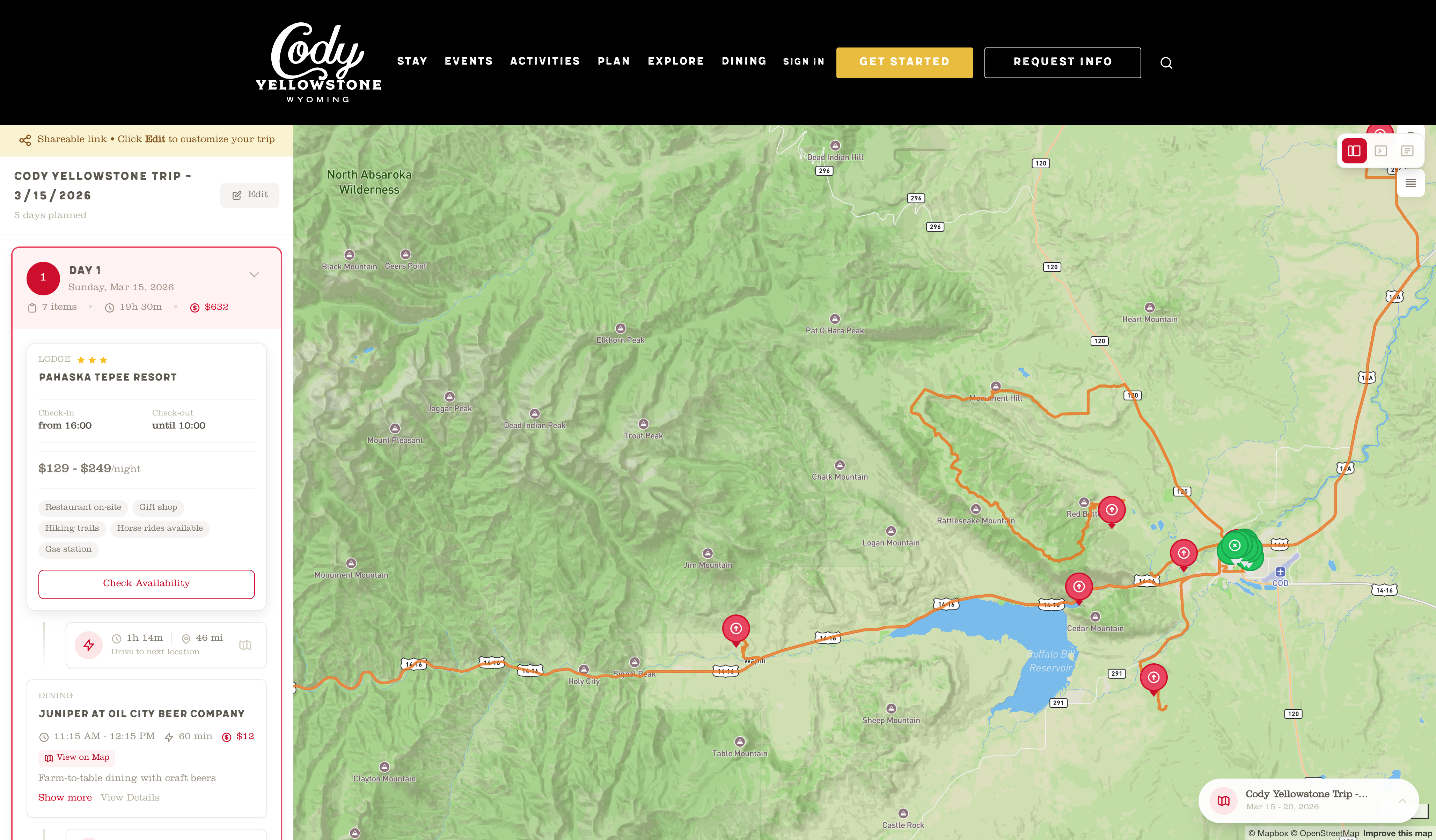 Cody Yellowstone screenshot